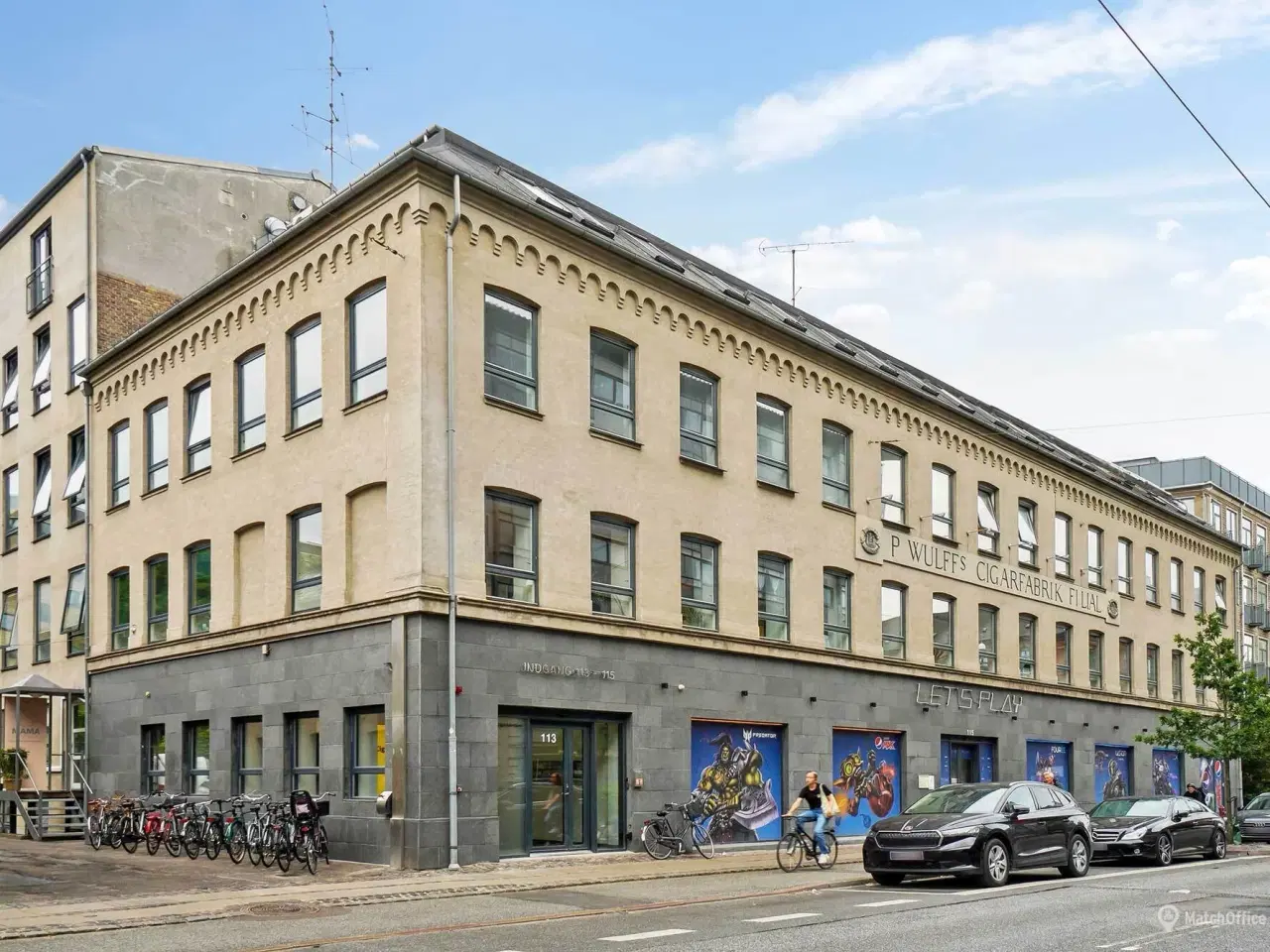 Billede 1 - 227 m2 effektivt storrumskontor i tidligere Cigarfabrik. centralt på Frederiksberg.