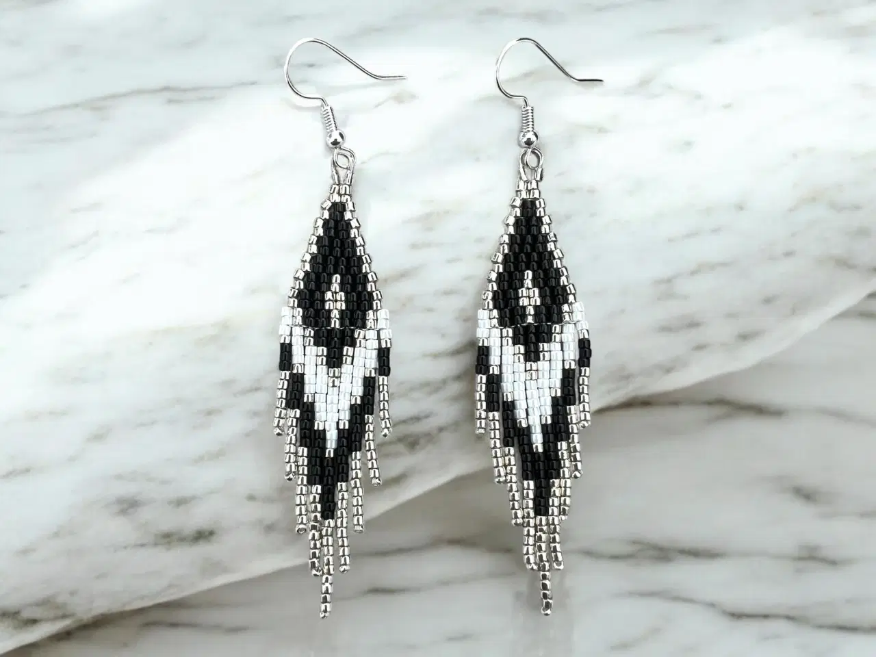 Billede 3 - Grønlandske perle øreringe