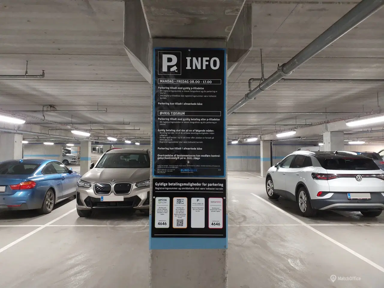 Billede 1 - Parkering til leje på Kanalvej 1-7. Storkøbenhavn.