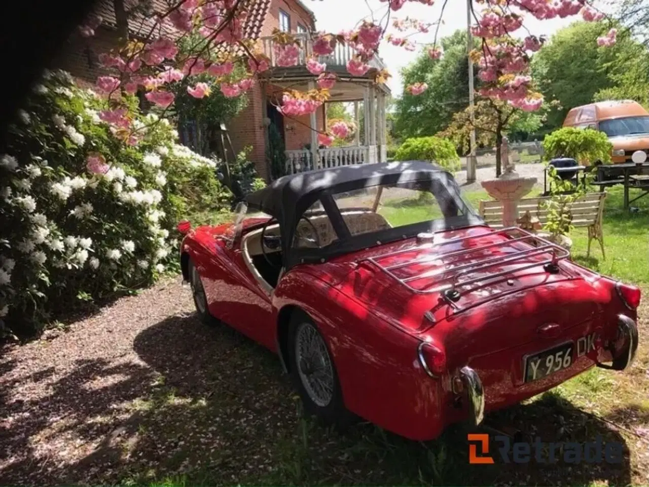 Billede 2 - - - - Triumph TR2 veteran bil