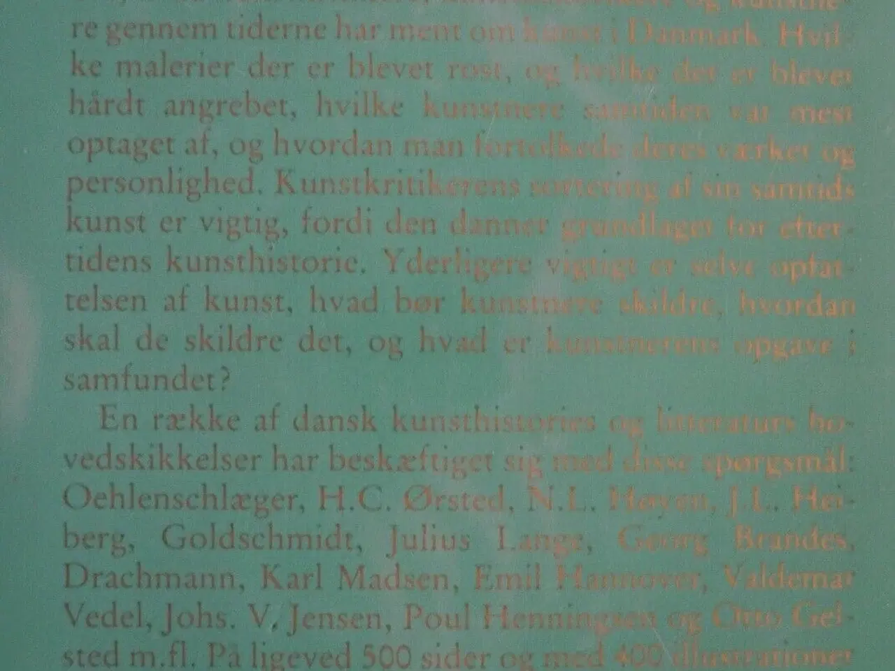 Billede 4 - kunstkritikkens og kunstopfattelsens historie i da