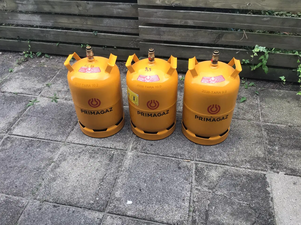Billede 1 - 3 stk. 11 kg gasflasker