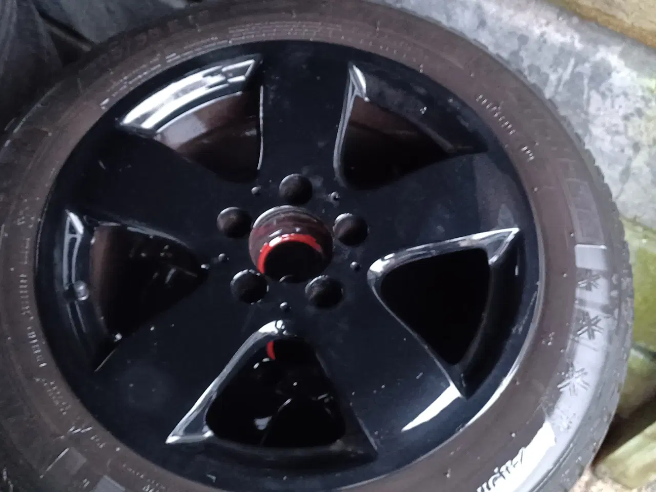 Billede 1 -  sort alu fælge