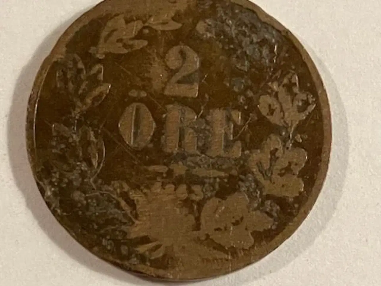 Billede 1 - 2 øre 1863 Sverige