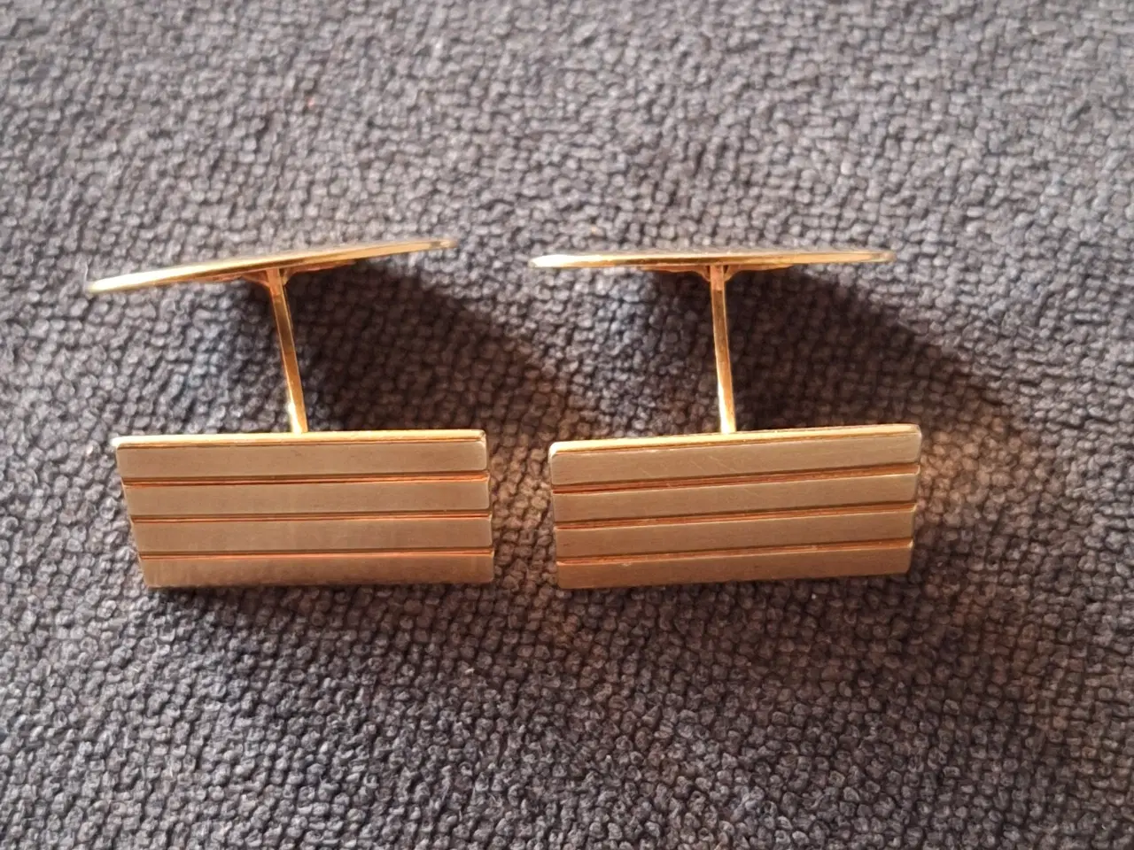 Billede 1 - Guld 585 Manchetknapper