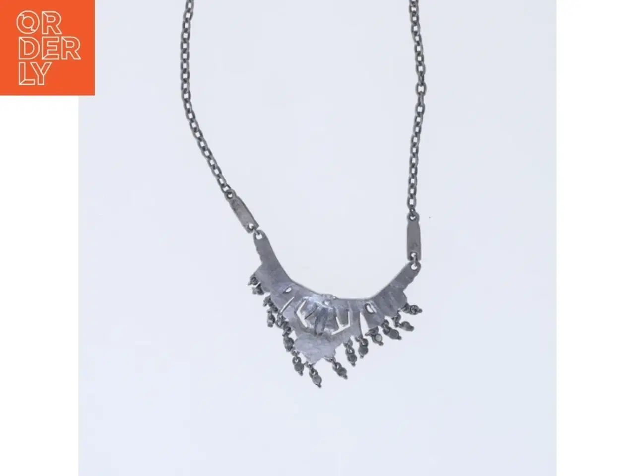 Billede 2 - Antik sølv halskæde (str. 52 cm)