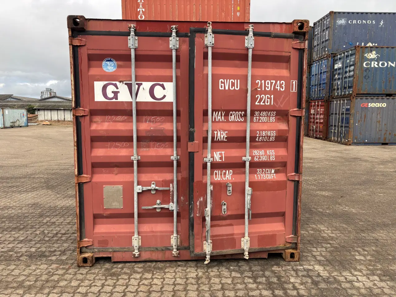 Billede 1 - 20 fods Container - ID: GVTU 219743-1