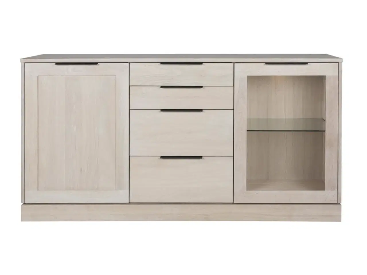 Billede 3 - Kommode i hvidolieret eg – elegant og funktionel o
