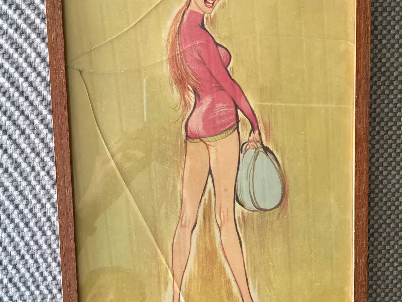 Billede 5 - 4 stk Christel tegninger fra 1959