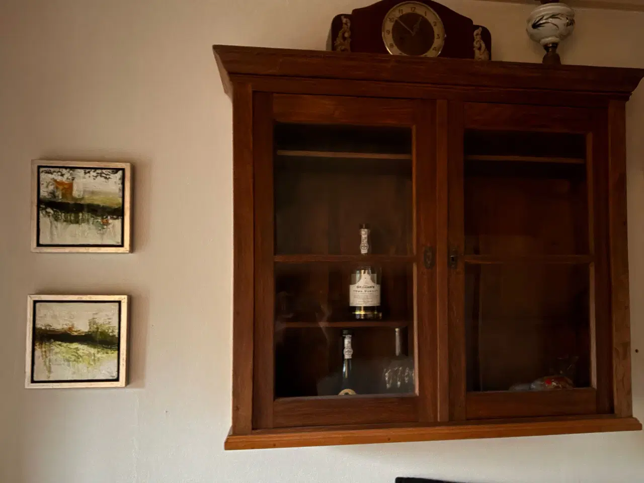 Billede 1 - Vitrine i eg