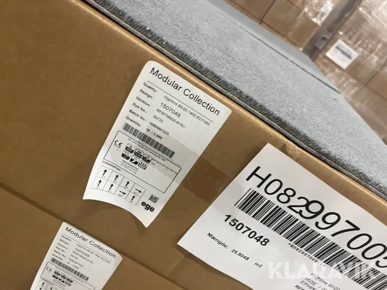 Billede 9 - Tæppeflise Egetæpper Highline 25 m2