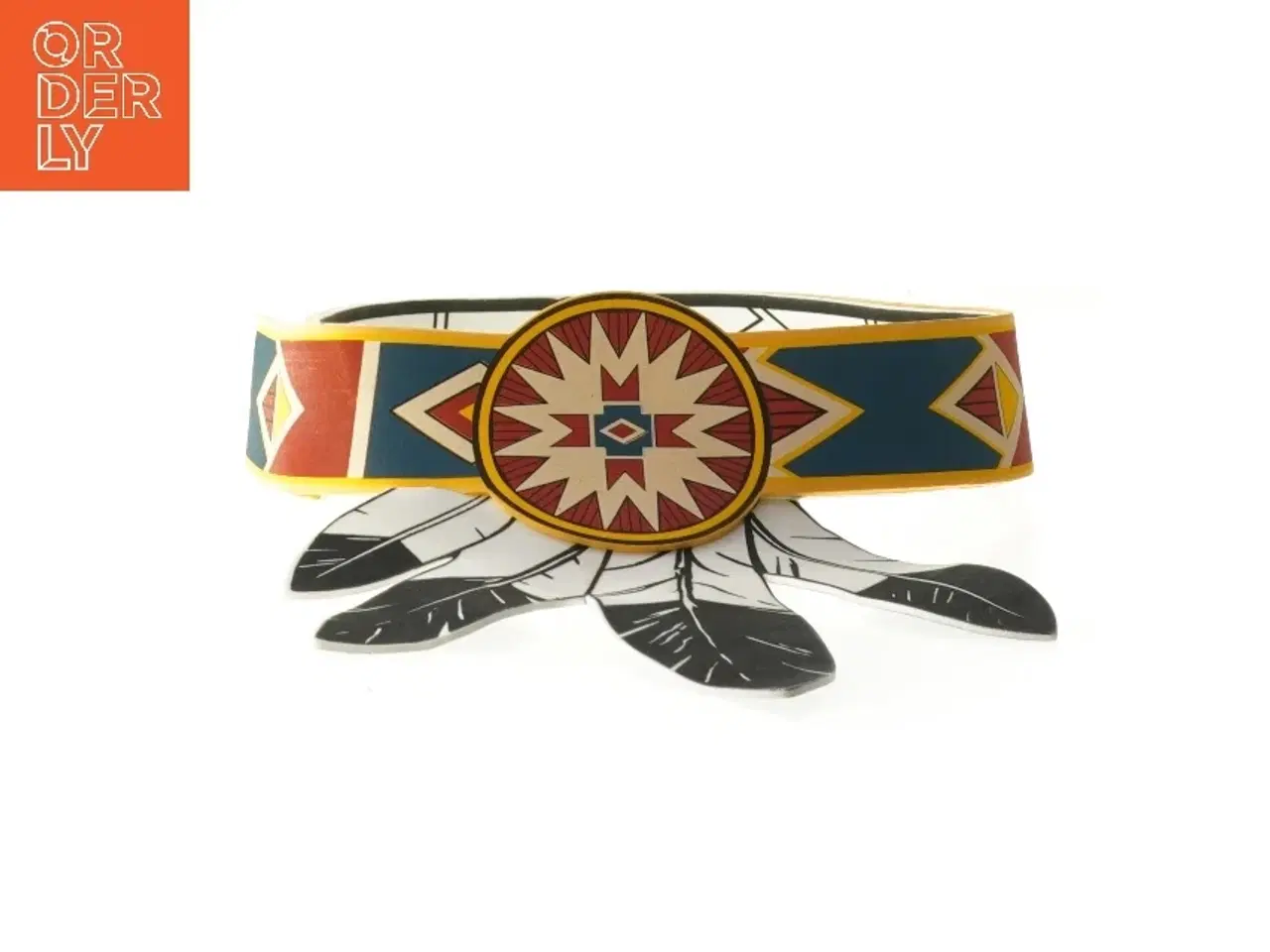 Billede 2 - Indianer hårpynt (str. Ø 20 cm)