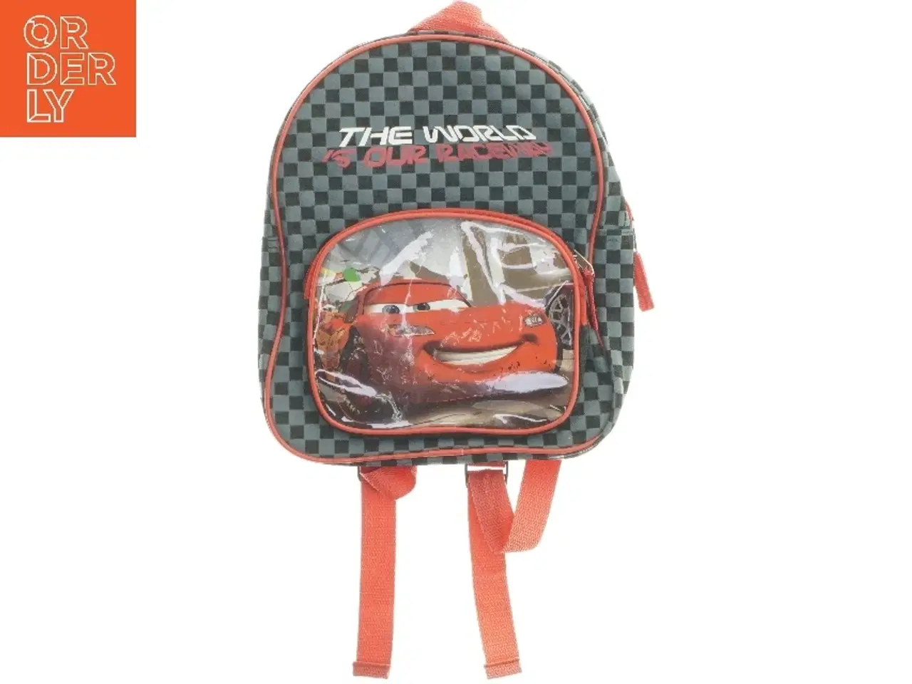 Billede 1 - Børne rygsæk med bilmotiv (str. 30x26 cm)