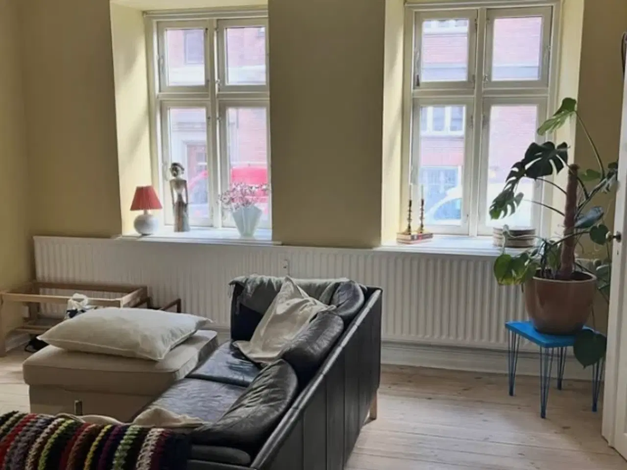 Billede 1 - Lædersofa - gratis 