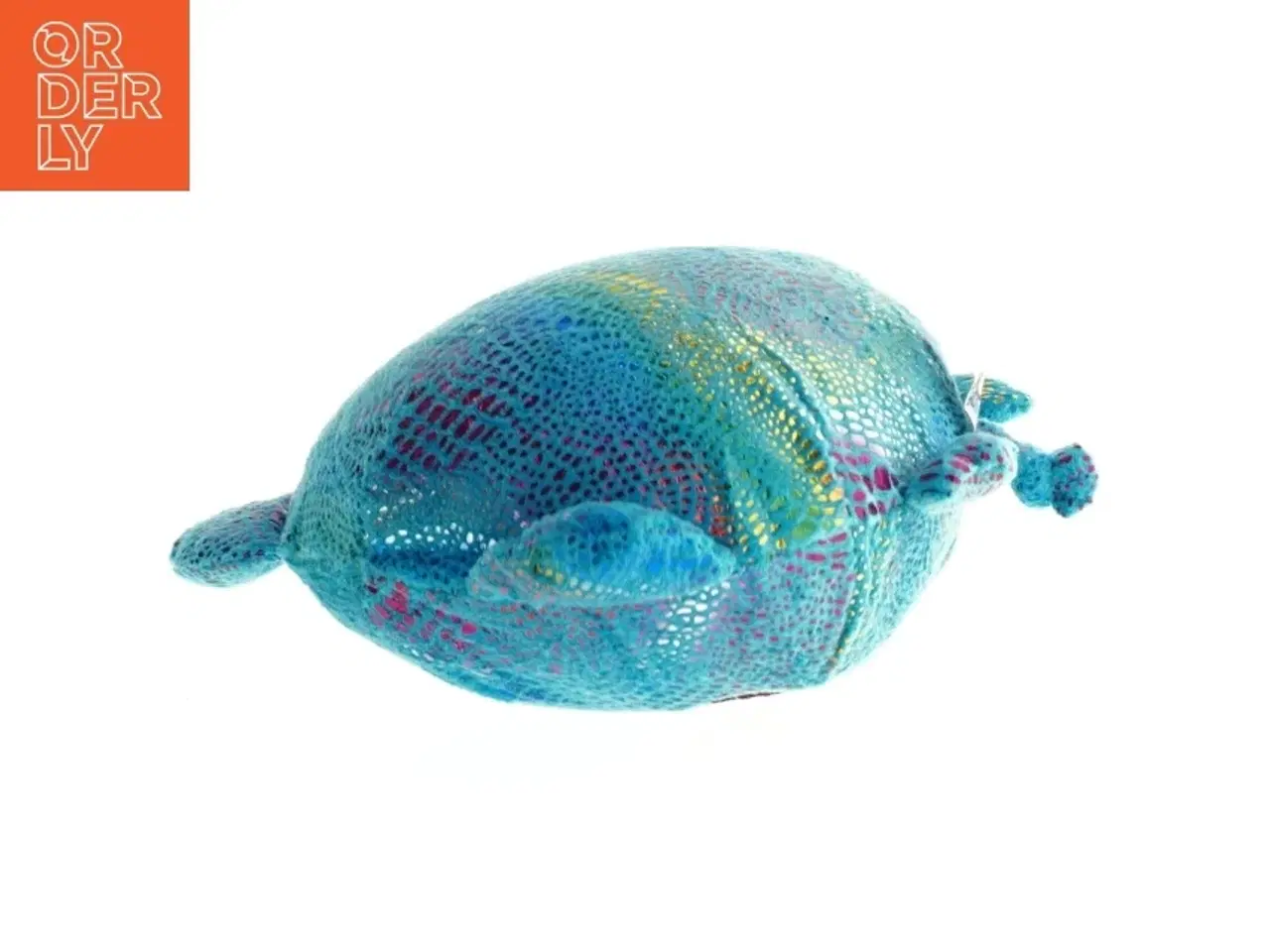 Billede 4 - Farverig plys skildpadde (str. 20 x 18 cm)