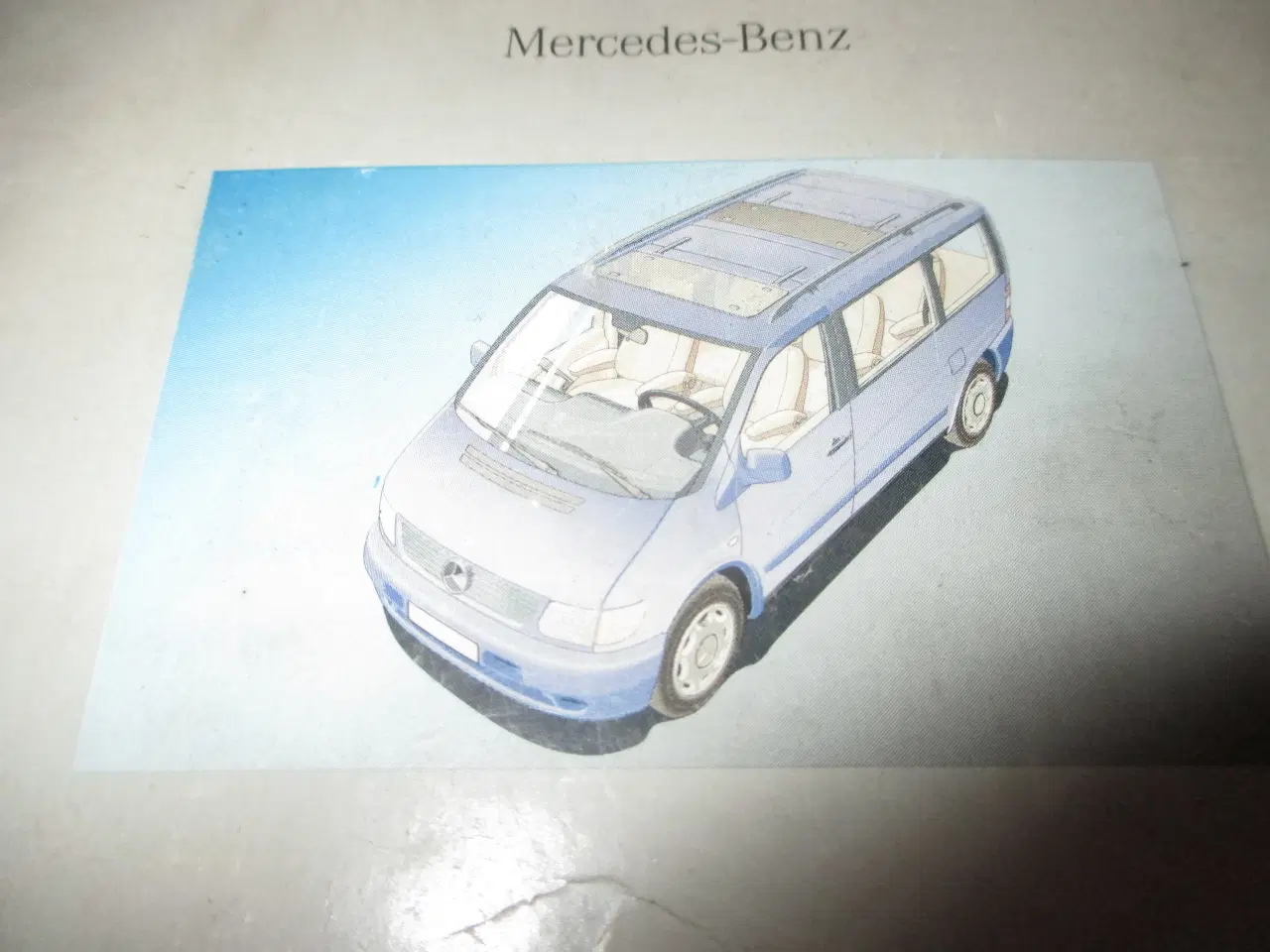 Billede 2 - Instruktionsbog   Mercedes  V -Klassen