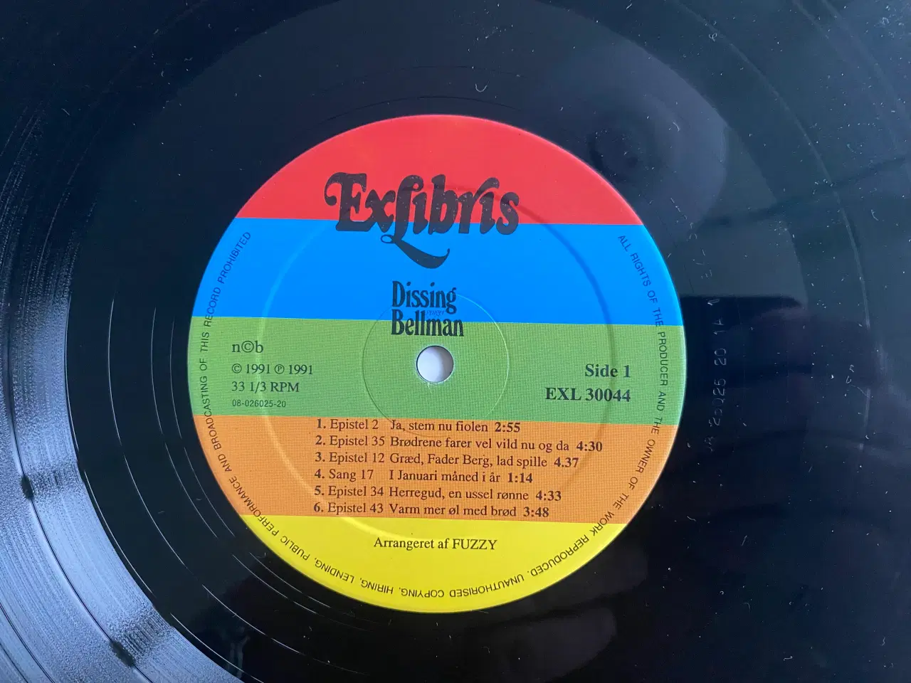 Billede 3 - LP, Dissing ‎– Dissing Synger Bellman