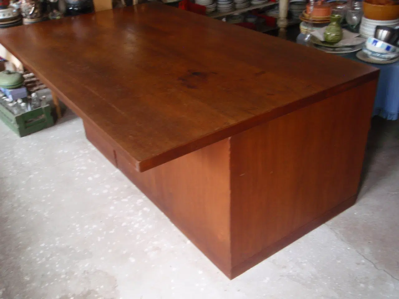 Billede 5 - Gl. unik Teak konference skrivebord