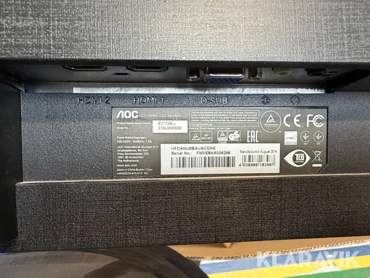 Billede 4 - Lot PC skærme og kontorlamper