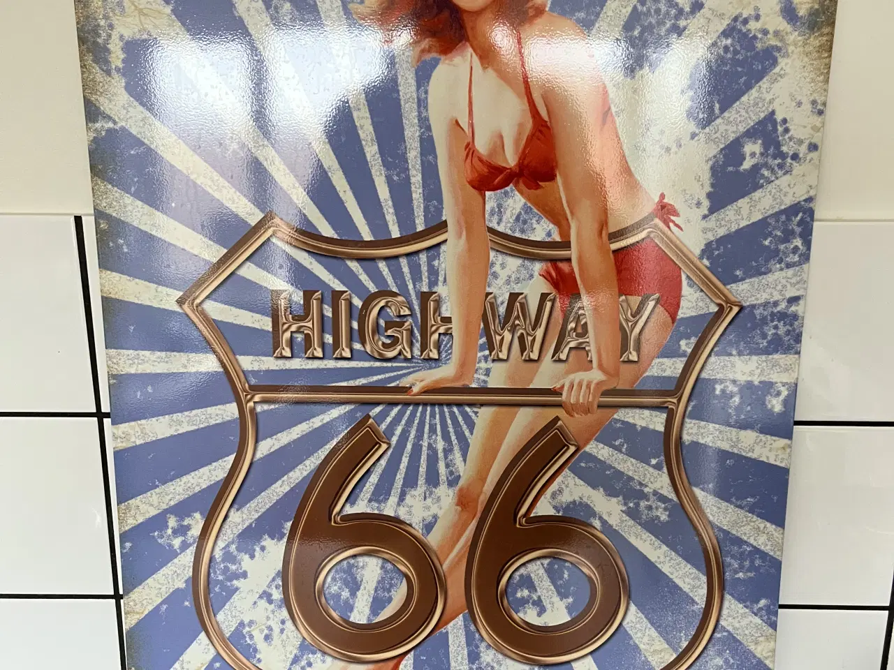 Billede 1 - Route 66 Emaljeskilt 