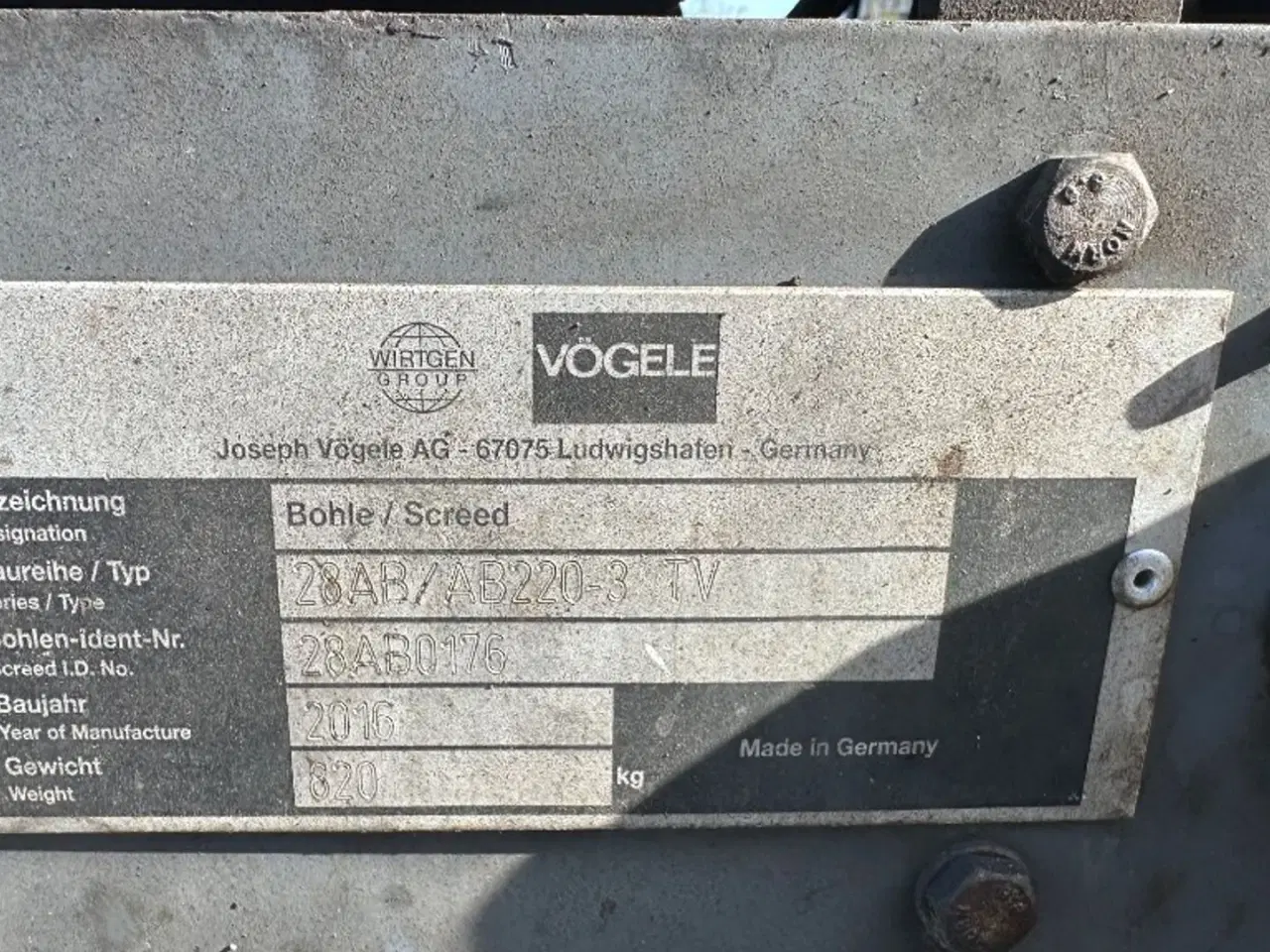 Billede 5 - Vögele Super 800 - 3i