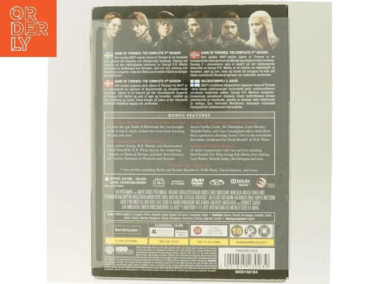 Billede 3 - Game of Thrones - Season 2 med Emilia Clarke (DVD)