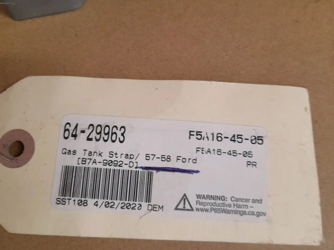 Billede 7 - Ford mustang dele./57-58 ford tank.