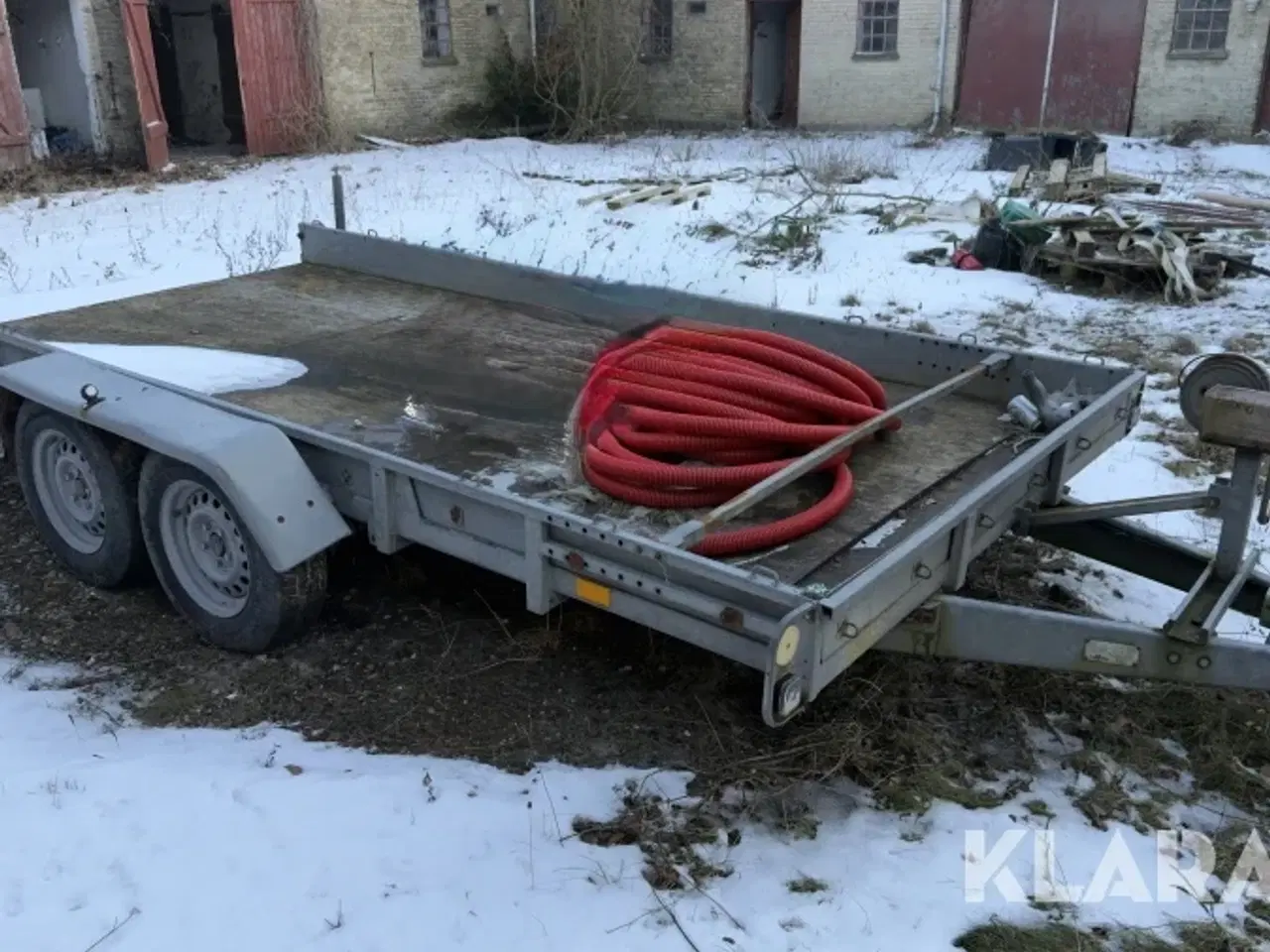 Billede 2 - Autotrailer Niewiadow Selandia A2502B med wirespil og ramper