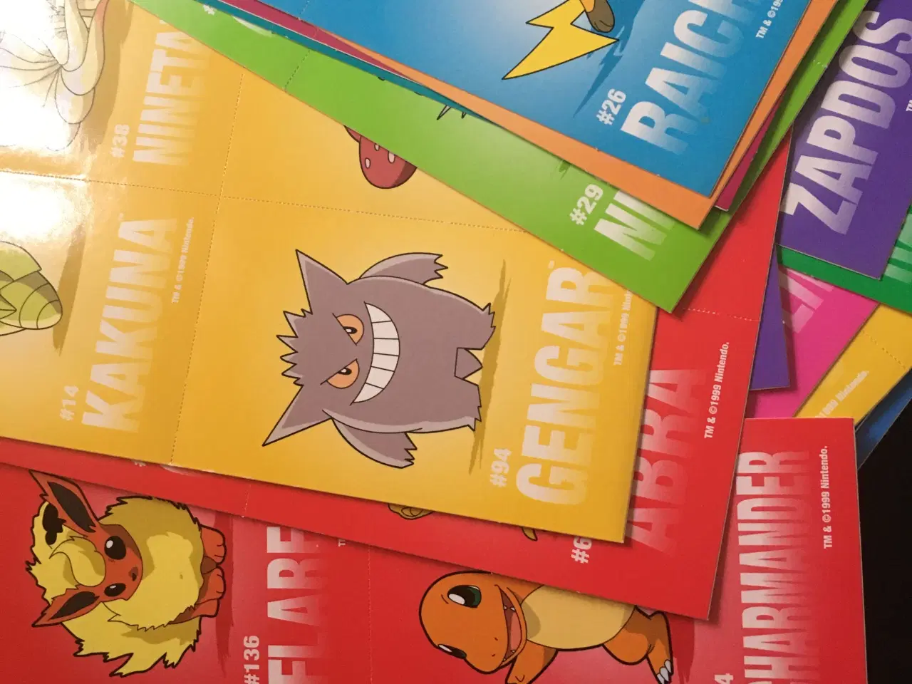 Billede 2 - Sandylion Pokemon pap kort 1999