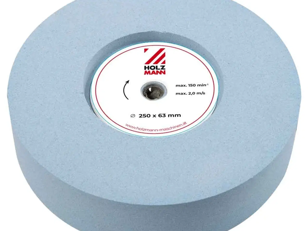 Billede 1 - Slibesten korund ø250 x 63 x ø12,7 mm Korn 150