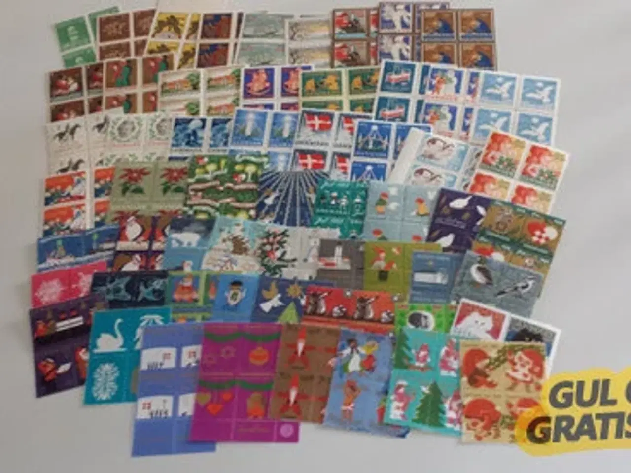Billede 1 - 4 blok danske julemærker