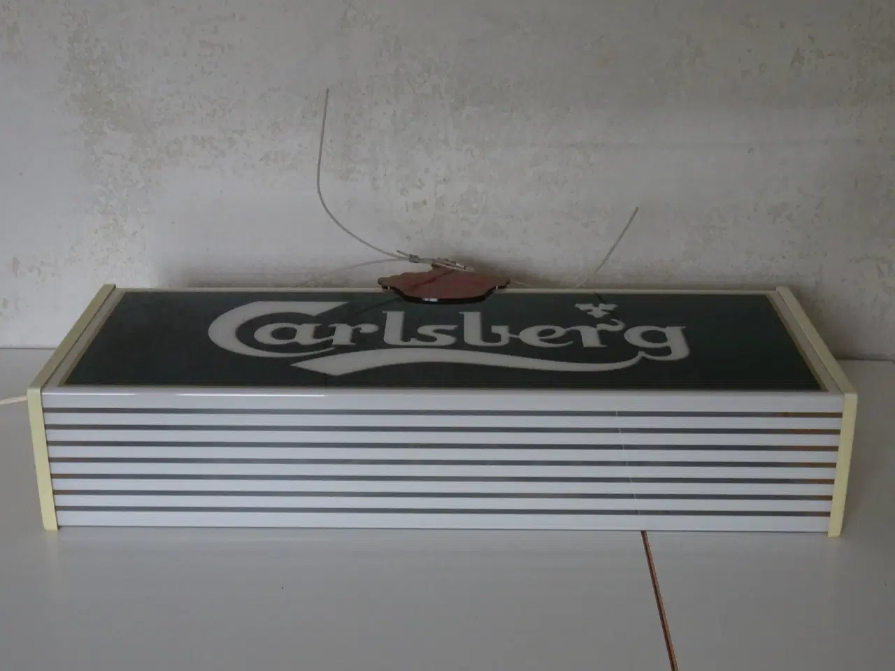 Billede 4 - Carlsberg lysskilt dobbelt sidet med kongekroner