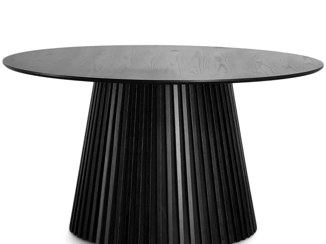 Billede 1 - Lewis - Lamel rundt Spisebord I sort Egefiner med 