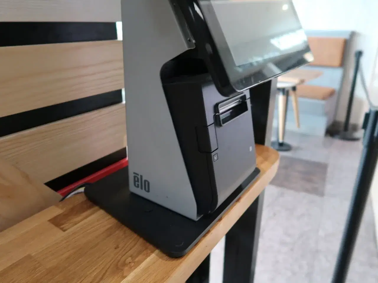 Billede 3 - All-in-one touch computer ELO ESY22i5 med bonprinter samt dankortterminal
