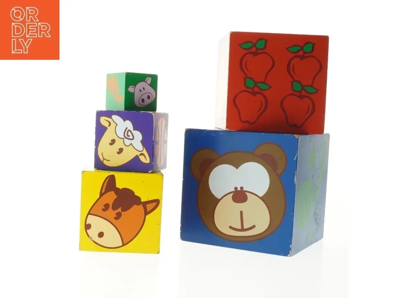 Billede 1 - Kids-wood Stabling klodser i træ (str. 14x14 cm)