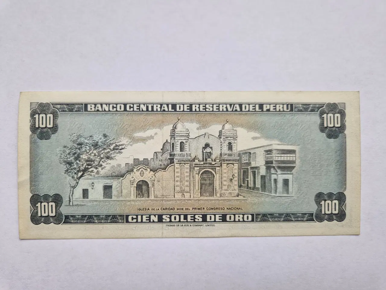 Billede 2 - 100 Soles de oro Peru