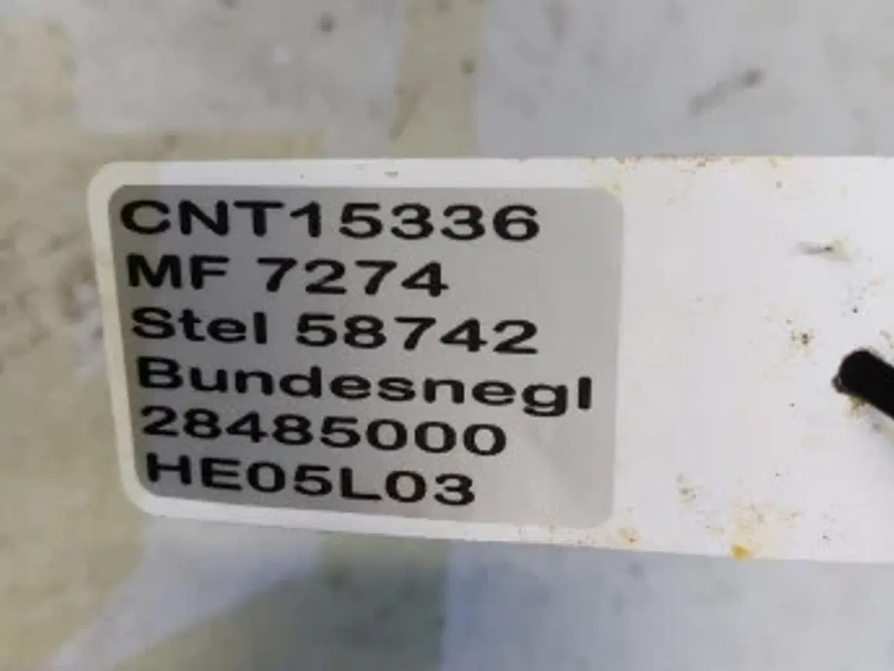 Billede 17 - Massey Ferguson 7274 Bundsnegl 28485000