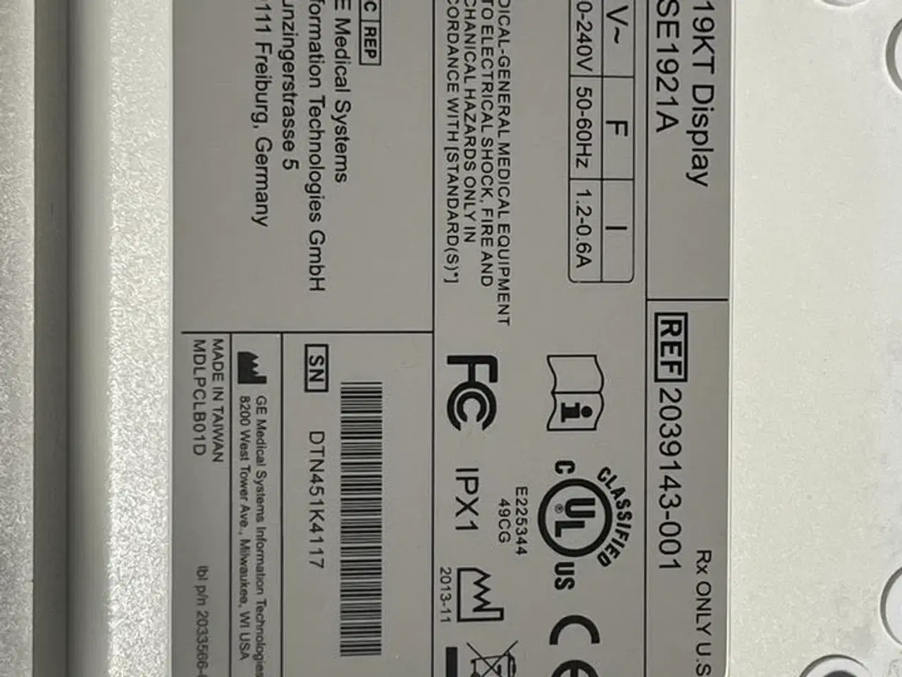 Billede 8 - Patient monitoring system GE B850