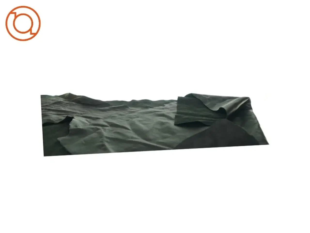 Billede 3 - Flot Stort stykke læder  Sort ( nyt ) (str. L: 200 B: 90 B: 40 cm)