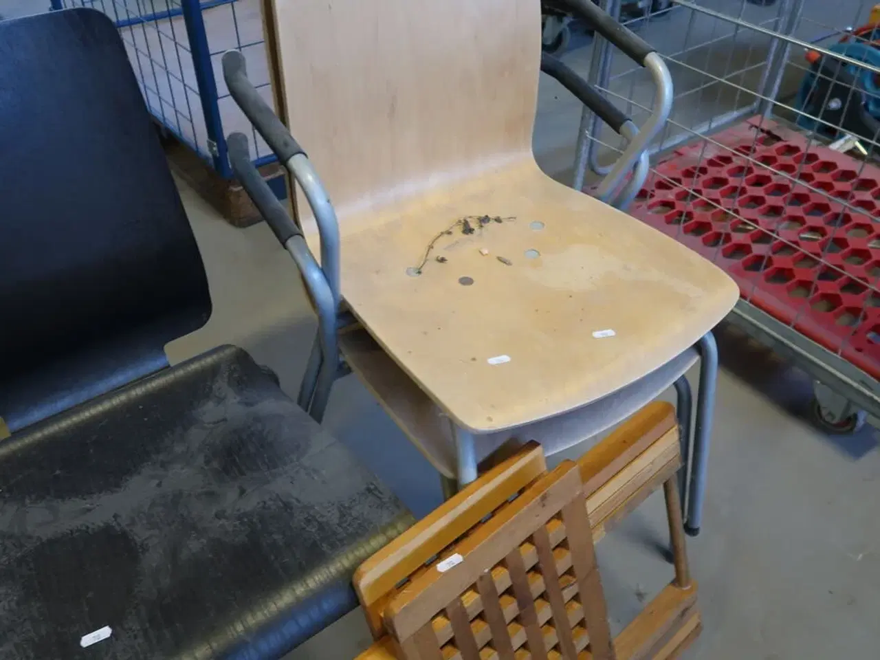 Billede 6 - 7'er stel, 3 stk. stole og bord