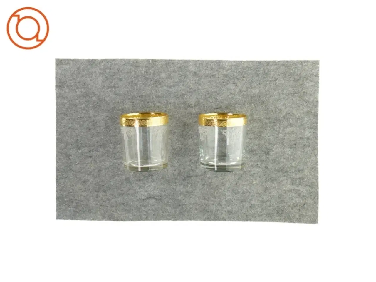 Billede 1 - Lysestager (2 styks) (str. ØH 8 x 8 CM)