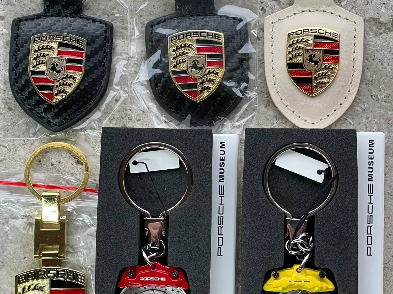 Billede 1 - Originale Porsche nøgleringe, nye