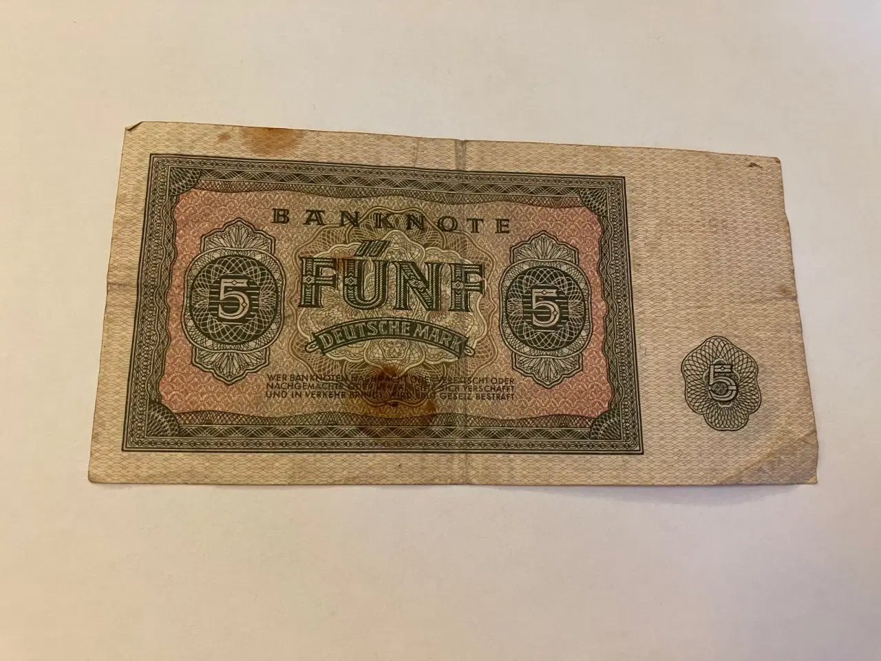 Billede 2 - 5 Deutsche Mark 1955 Germany