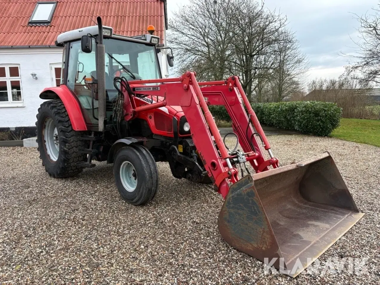 Billede 2 - Traktor med frontlæsser Massey Ferguson 5425