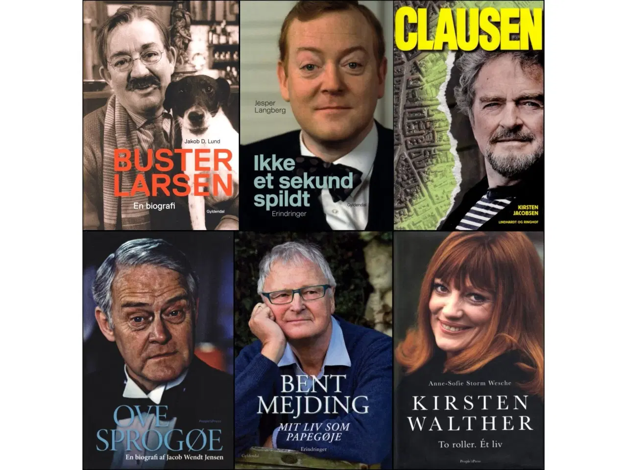 Billede 1 - 68 Skuespillerbiografier m.m.