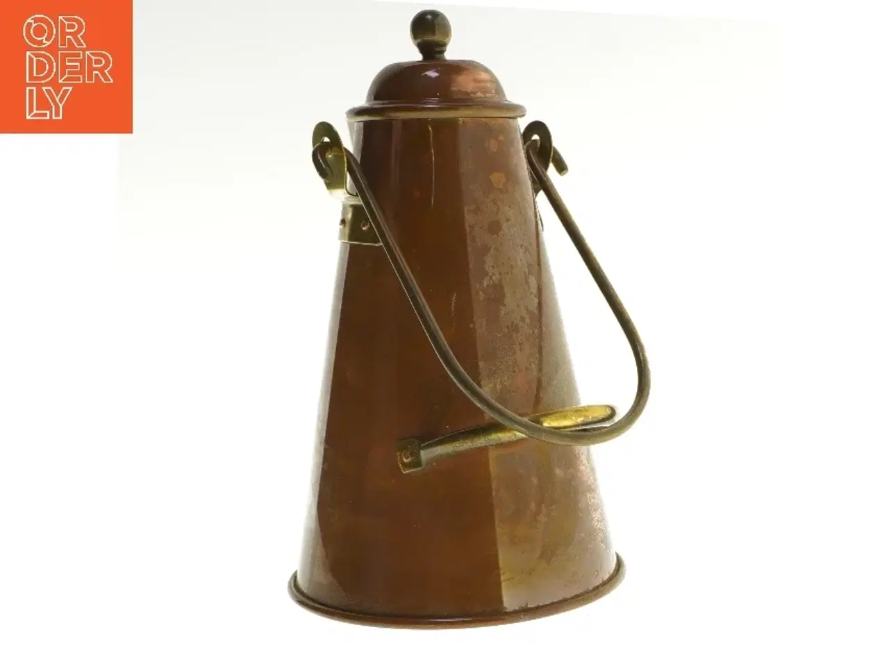 Billede 2 - Kobberkande med låg (str. 28 cm)