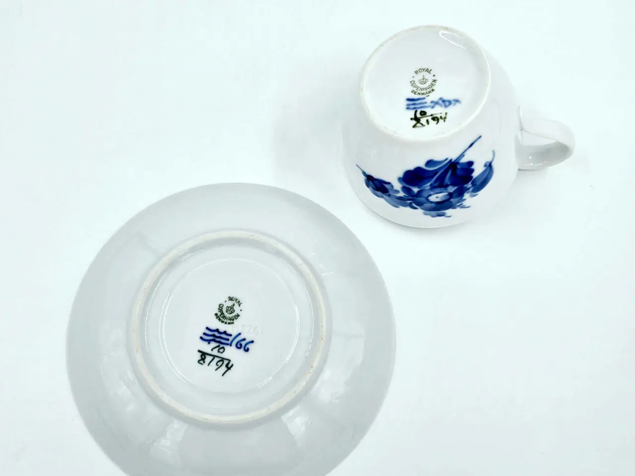 Billede 11 - Blå Blomst Højhankskop & Underkop 