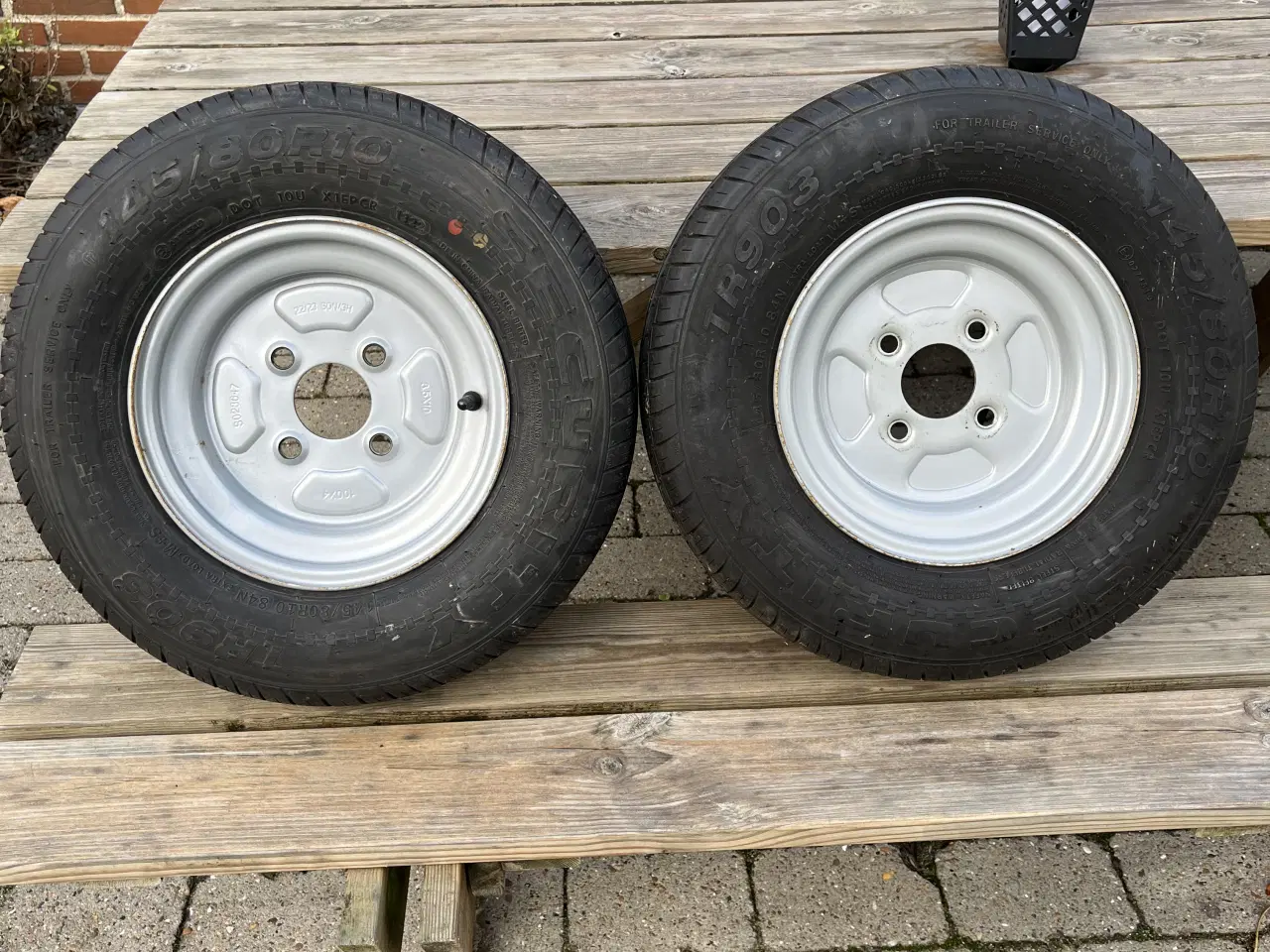 Billede 1 - Hjul til trailer