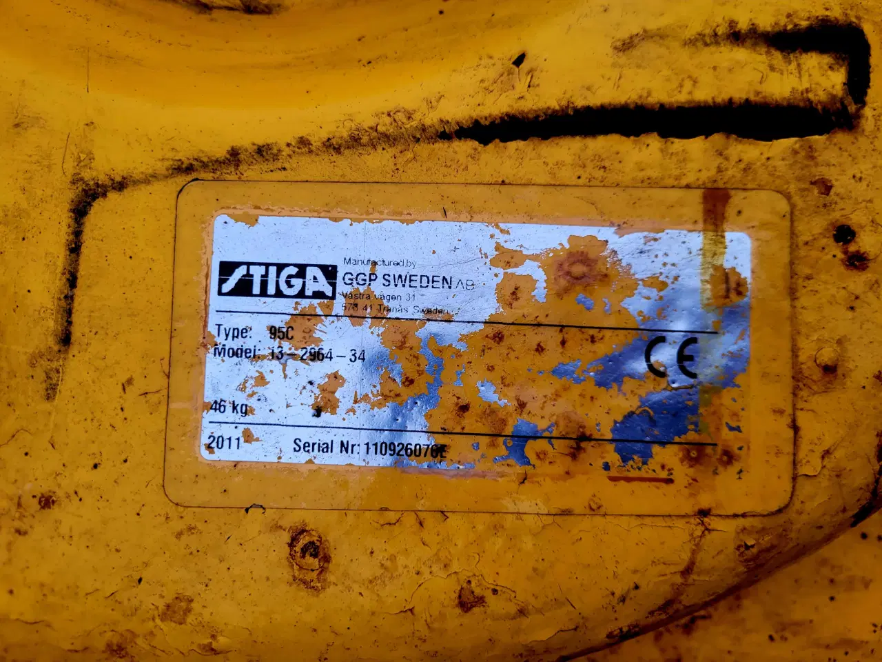 Billede 7 - Rusten Stiga 95 cm klippebord