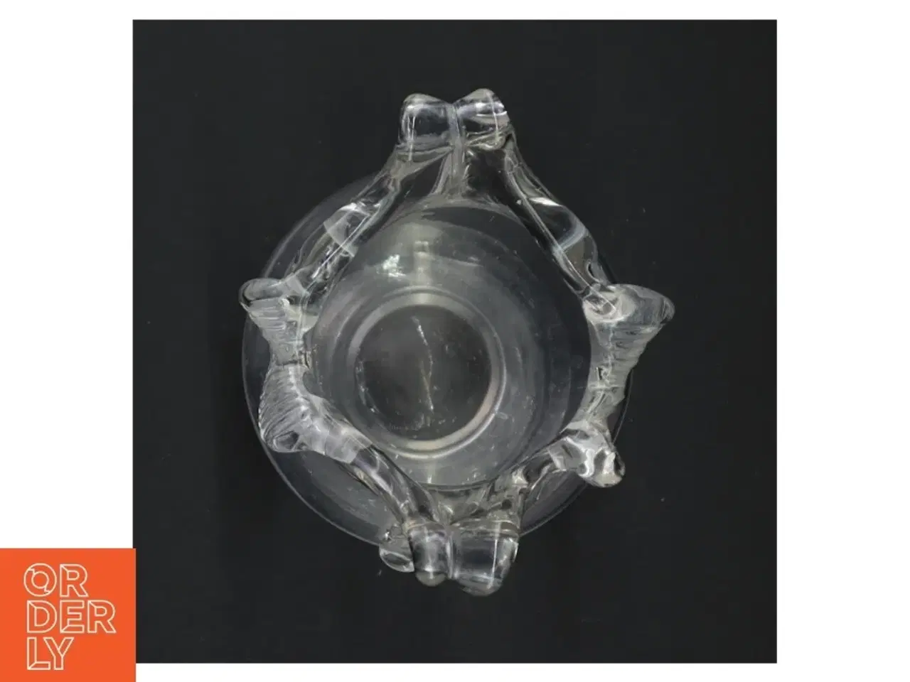 Billede 2 - Krystal Glas mundblæst henkel vase (str. 16 x 12 x 10 cm)